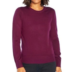 Banana Republic wool sweater Sue XL in a purple/wine colour